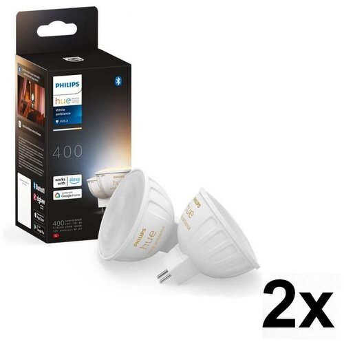  Komplet 4x LED prigu&amp;scaron;iva sijalica Philips Hue WA GU5,3/MR16/5,1W/12V 2200-6500K Slike