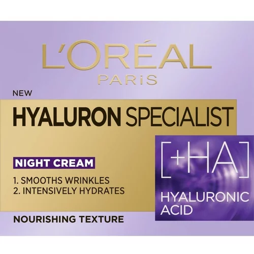 Loreal Hyaluron Specialist noćna hidratantna krema za vraćanje volumena 50 ml