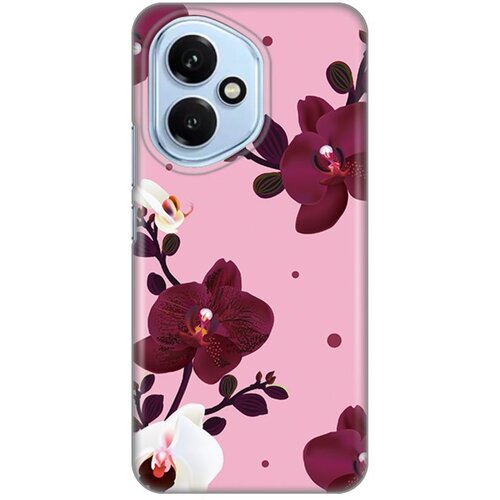  Torbica Silikonska Print Skin za Honor 400 Pink Orchid Cene