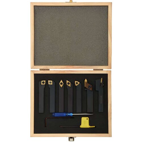 VidaXL 12-dijelni set izmjenjivih alata za tokarenje 12 x 12 mm 80 mm Slike