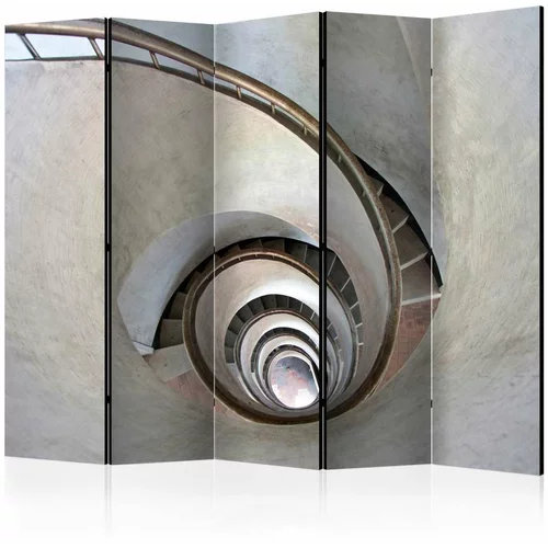  Paravan u 5 dijelova - White spiral stairs II [Room Dividers] 225x172