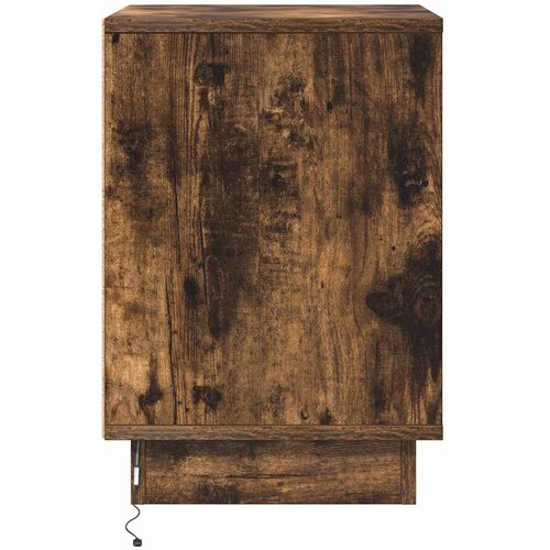  Noćni ormar s 2 pcs Dimljeni hrast 39 x 34.5 x 50 cm Slike