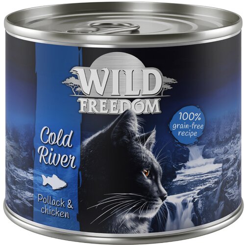 Wild Freedom Varčno pakiranje Adult 12 x 200 g - Cold River - Morski losos & piščanec Cene