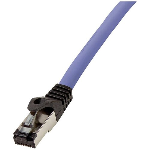 Logilink CQ8106S RJ45 CAT 8.1 S/FTP 15.00 m modra pletena za&scaron;čita\, brez halogena 1 kos, (20414053) Cene