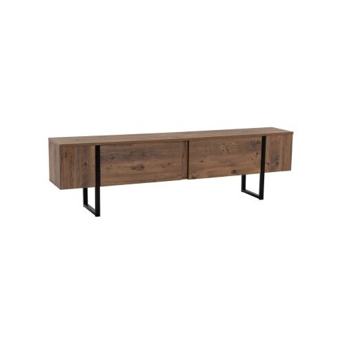 Hanah home TV Komoda Serenity, 180x50x29.5cm, Braon-Crna Slike