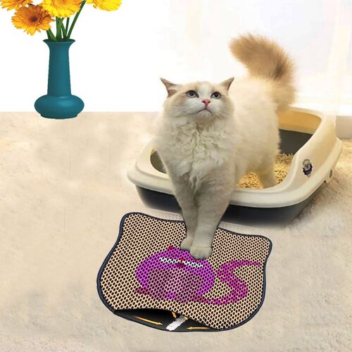 WALLXPERT Kdkafa0249 multicolor cat litter mat Cene