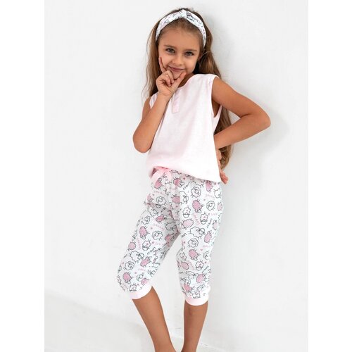 Sensis Pyjamas Sheena Kids sz/r 110-128 pink-sheep 003 Slike