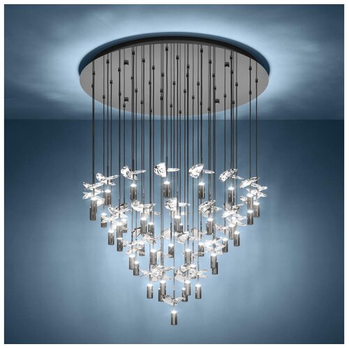 Eglo 390493 - led luster na sajli comareira 43xLED/2,1W/230V 2200/3000/4000K hrom Cene