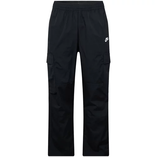 Nike Sportswear Sportske hlače crna / bijela
