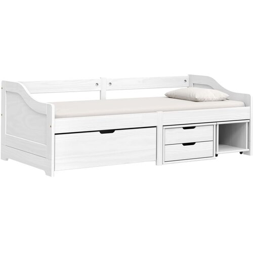 vidaXL Dnevna postelja z 3 predaloma IRUN 90x200cm trdna borovina, (20937614) Cene