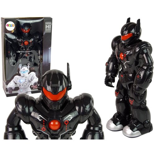  Interactive Robot Walks Sound Lights Black Slike