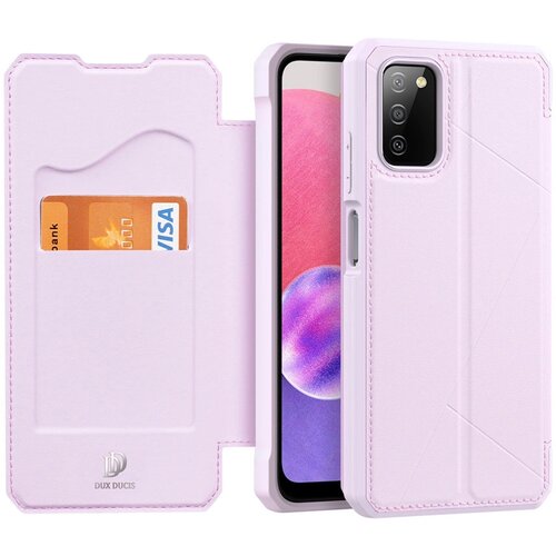 Etui ovitek Skin X Bookcase za Samsung Galaxy A03s roza Cene