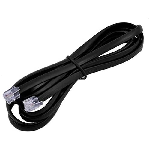 Optimus Telefonski kabel (1.5m, RJ11 Muški na Muški, crni) Cene