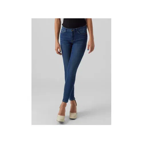 Vero Moda Jeans hlače June 10278817 Modra Slim Fit