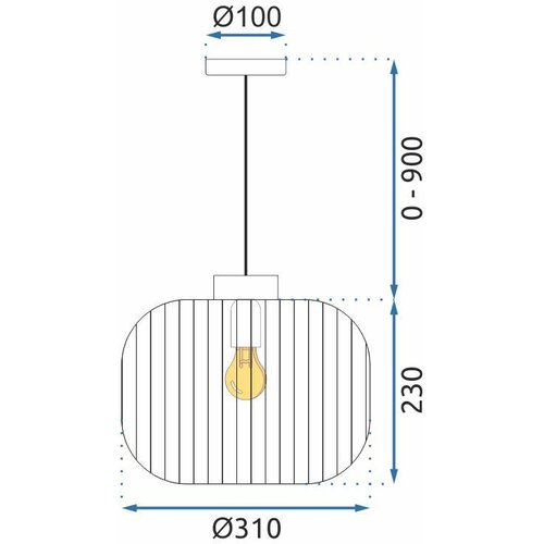 Toolight viseća svjetiljka APP1069-CP Slike