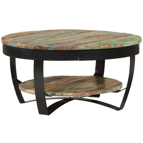  Klubska mizica iz trdnega predelanega lesa 65x32 cm, (20625690) Slike