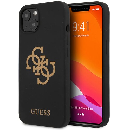  Maska za telefon Guess Hc Silicone za iPhone 13 6.1 crna (GUHCP13MLS4GGBK) Cene