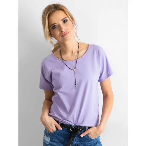 Fashion Hunters Dámské fialové tričko
