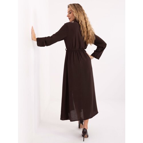 RUE PARIS Dress-MI-SK-C258.16-dark brown Cijene