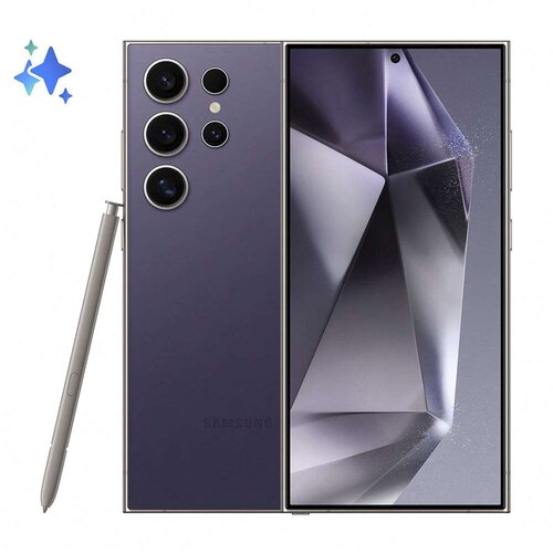 Samsung Obnovljeno - znaki rabe - Pametni telefon Galaxy S24 Ultra 6.8" 12Gb 512Gb Dual Sim Violet Titanium, (5000039415) Cene