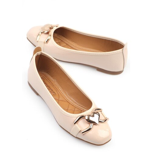 Capone Outfitters Ballerina Flats - Beige - Flat Slike