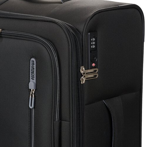 American Tourister Mehki kovčki CLOUDRIDER SPINNER 68/26 TSA Črna Slike