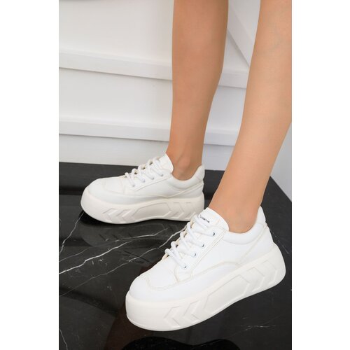 Soho White Women's Sneakers 19545 Slike