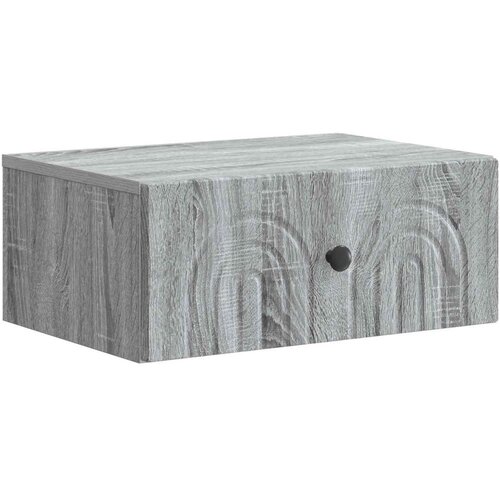  Stenski nočni omarici s predalom Siva Sonoma 49 x 34,5 x 20 cm, (5000209725) Cene