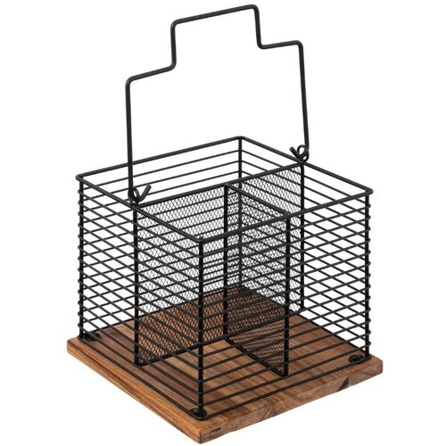 5five stalak za escajg 18,5x18,5x29 metal drvo 189873 Slike