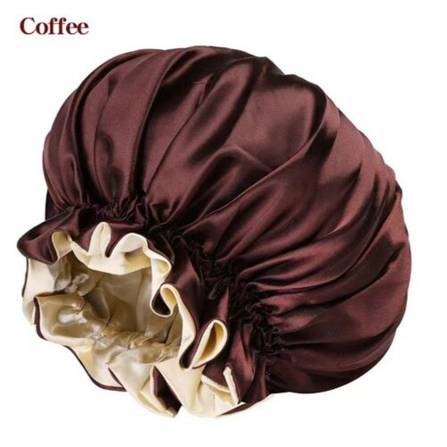 INF Dvoslojna kapa za tuširanje za ženske, nepremočljiva in za večkratno uporabo coffee, (21685962) Cene