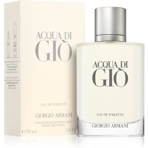 Armani Acqua di Gi&amp;ograve; toaletna voda polnilna za mo&amp;scaron;ke 50 ml Slike