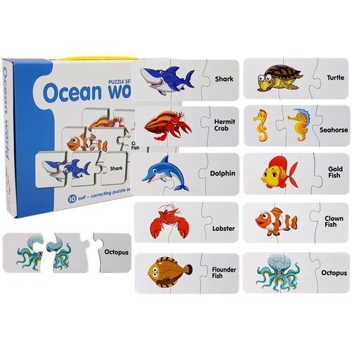  Educational Puzzle The world of the Oceans Puzzle 10 Connections Slike