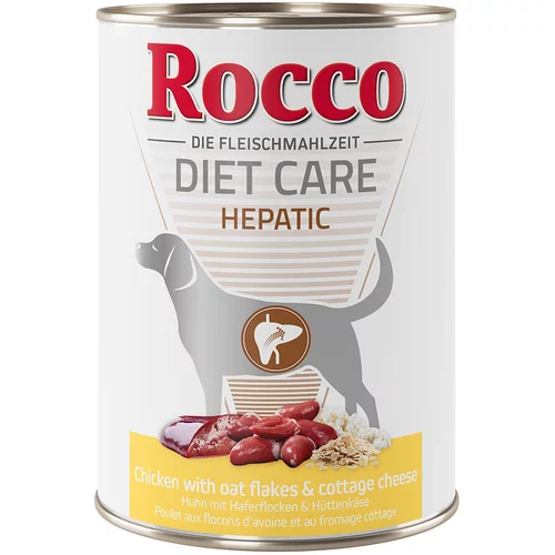 Rocco Diet Care Hepatic piščanec z ovsenimi kosmiči in skuto - 6 x 400 g