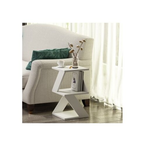Hanah home Bočni stol, Albeni - White Cene