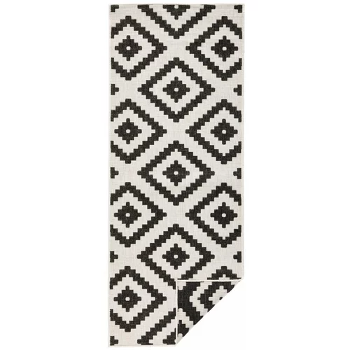 NORTHRUGS krem-crni vanjski tepih malta, 80 x 250 cm