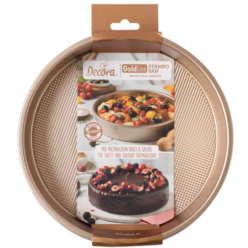Decora kalup krug 24,5cm non-stick gold Cene