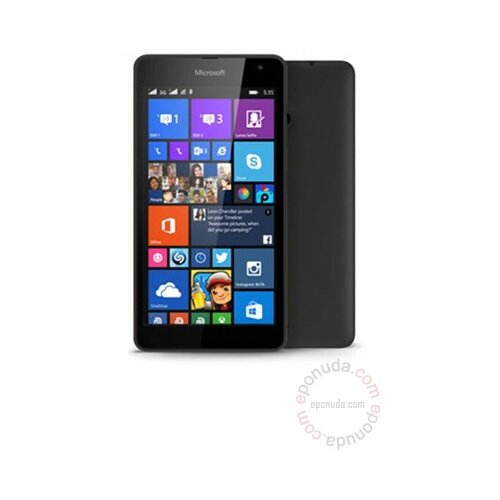 Nokia Lumia 535 single SIM Black mobilni telefon Slike