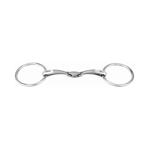 Sprenger SATINOX brzda, Loose Ring Snaffle 14 mm Double Jointed - Stainless Steel Slike