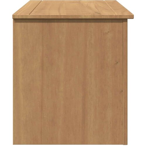 VidaXL Skrinja s pokrovom Panama 79x42x46 cm trdna borovina Slike