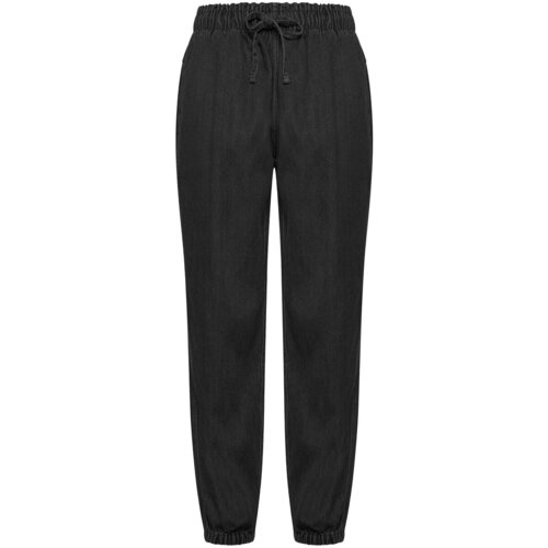 Deha Spodnji deli trenirke Denim Lyocell Jogger Črna Cene