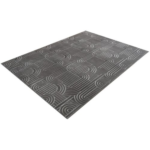 Kayoom RAVNO TKANA PREPROGA Calma 160/220 cm tkano antracit Slike