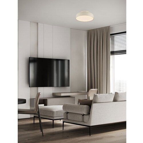 Nova Luce Bela aluminijasta LED zatemnitvena stropna svetilka Noelia &amp;ndash; Slike