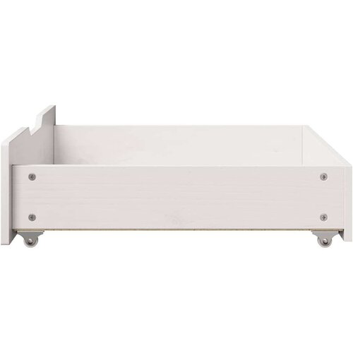 vidaXL Ladice ispod kreveta 2 kom bijele 75x55x16 cm od borovine Cijene