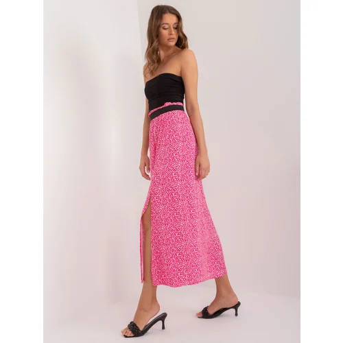 Sublevel Skirt-D73771M50223A-dark pink