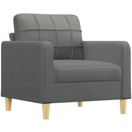  4-dijelni set sofa s jastucima tamnosivi od tkanine Slike