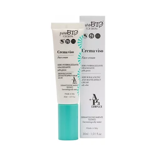 puroBIO cosmetics forskin AP3 mattifying face cream