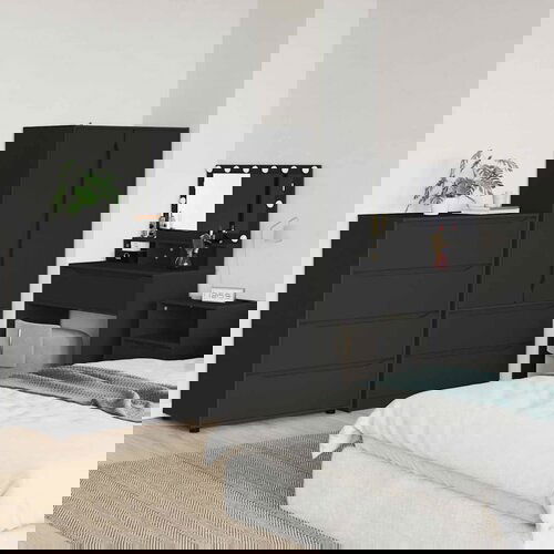 VidaXL Ormari za skladi&amp;scaron;tenje 2 pcs Crna 80 x 48 x 105 cm Slike