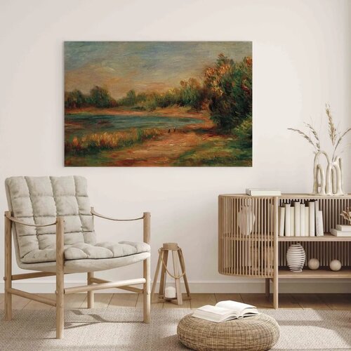  Slika - Pierre-Auguste Renoir &amp;ndash; Paysage &amp;agrave; Guernesey 120x80 Akustična Slike