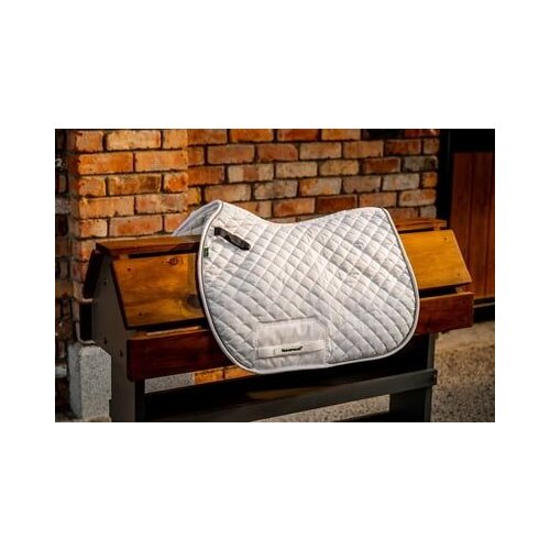 Horseware Ireland Skakalna podsedelnica Signature, Cob/Full - White Cene