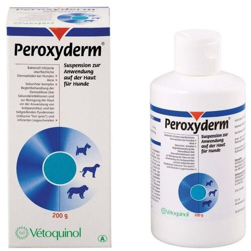 Peroxiderm &amp;scaron;ampon za pse sa antibakterijskim efektom, 200g Slike
